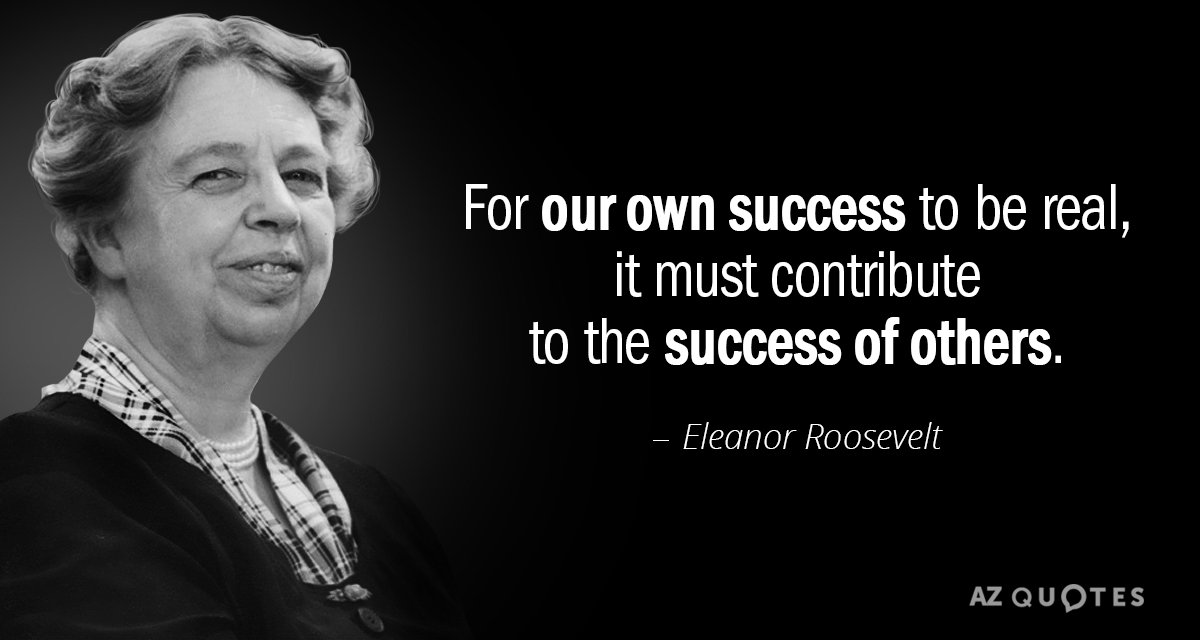 Human rights - Eleanor Roosevelt